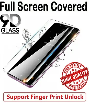 £1.85 • Buy For Samsung Galaxy S10 S20 S9 S8 Plus Tempered Glass Screen Protector Film Curve