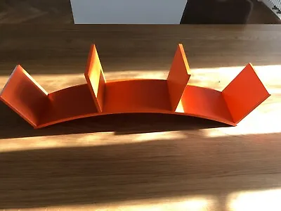 CD Storage Shelf Bow Sun Orange Very Decorative • £12.95