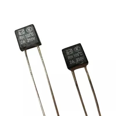 £2.48 • Buy RH Thermal Fuse 2 Amp  250V Square  92 Degrees - 150 Degrees - Pack Of 2
