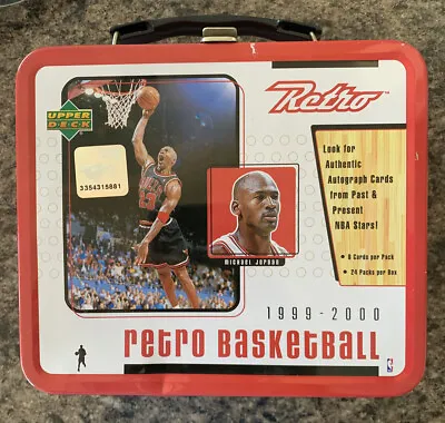 Michael Jordan (2 Sided) * 1999-2000 UD Retro Basketball Lunch Box * • $55