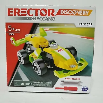 Erector Discovery By Meccano Race Car 20104 New Steam • $33.64