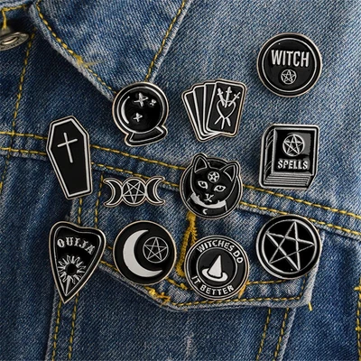 $1.84 • Buy Dripping Oil Cartoon Gothic Spells Badge Brooch Enamel Pins Clothes Lapel Pin