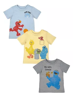 Sesame Street - Toddler 3 Graphic T-Shirts - Pick Your Favorite - Elmo Big Bird • $9.95
