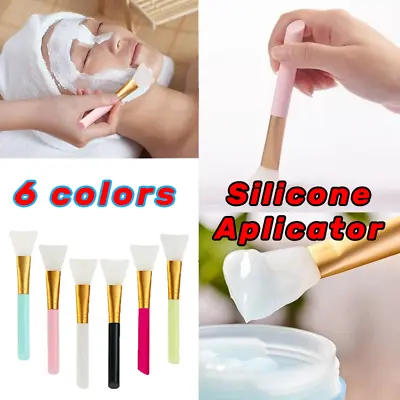 Facial Mask Applicator Silicone Brush Face Mud Mixing Cosmetic Makeup Tool • £2.72
