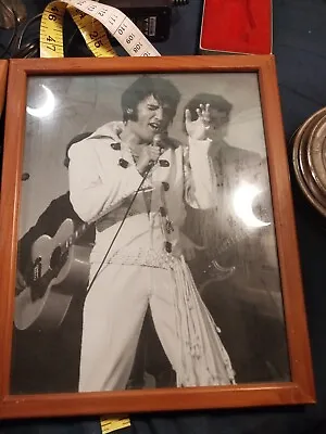 Vintage Framed Elvis Presley Picture 8 X10  • $10.99