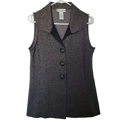Draper's & Damon's Long 3 Button Vest With Pockets Size Small Petite • £25.06