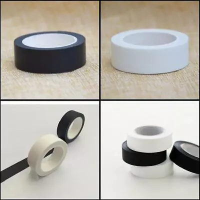 $3.50 • Buy 15mmX10M Pure Color Black White Decorative Washi Masking Tape Supply K4V1
