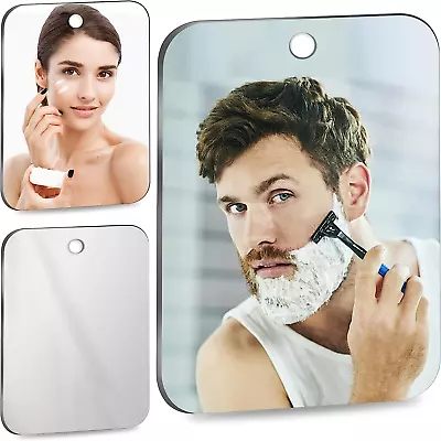 Shower Mirror Fogless For Shaving Fog-Free Bathroom (Large10.7''x8'') 1pack • $8.99