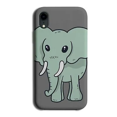 Sad Elephant Face Phone Cover Case Cute Elephants Animation Eyes J309 • £14.95