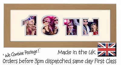 18th Birthday Photo Frame Name Frame Picture Gift Photos In A Word  • £12.99