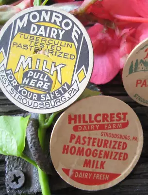 Monroe Hillcrest Milk Bottle Cap Dairy Tops East Stroudsburg Pa. Monroe County • $55.77