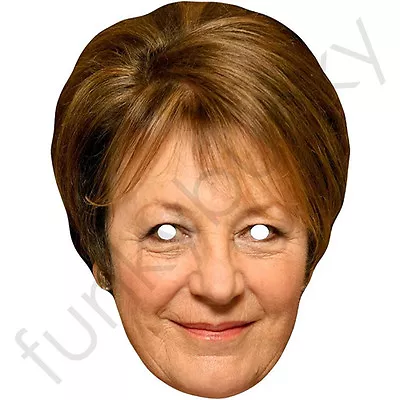 Delia Smith Chef Celebrity Card Face Mask - Ready To Wear - Fancy Dress • £1.45