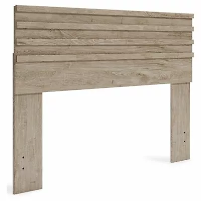 Bowery Hill Queen Panel Engineered Wood Headboard In Natural • $118.21