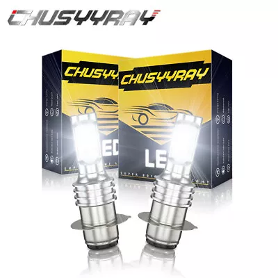 2Pcs Headlight For Yamaha YFZ450 YFZ450R Raptor 700 700r LED Lights Bulb 6000K • $12.08