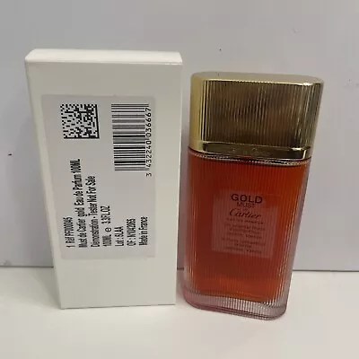 Must De Cartier Gold EDP Spray For Women 3.3 Oz / 100 Ml (New Tester With Box) • $75