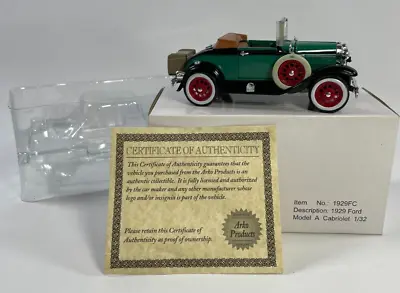 1929 Ford Roadster Model A Cabriolet 1:32 Collectible Model Car 1929FC • $8.38