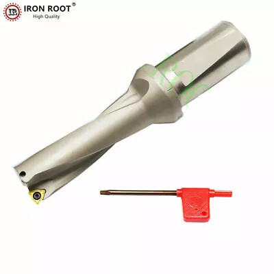 U Drill C25-3D20 WC03 CNC Tool Indexable Drill Bit For WCMX030208 Insert+Wrench • $36.93