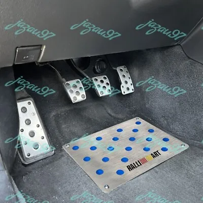 For JDM Ralliart Car Anti Skid Floor Mat Carpet Rest Pedal  Cover 11.5  X8.5   1 • $53.90