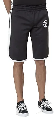 Telfar Logo Print Bermuda Men's Shorts Size XS/S Track Capri Black • $55