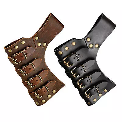 Medieval Leather Belt Knight Accessories Belt Costume Frog Sword Holder • $14.11