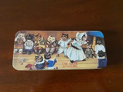 Vintage Metal Pencil Case “The Cats’ Academy” • $25