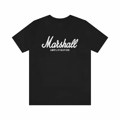 New Marshall Amplifie Logo T-Shirt Amplification Guitar Marshall Tee Size US Men • $26.98