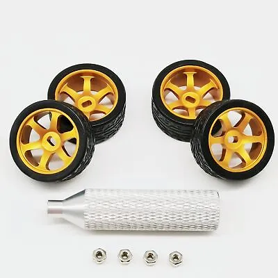 20mm 6-Spoke Wheel Rims&Drift Racing Tires For 1/28 Wltoys Mini-Z AWD RC Car  • $21.99