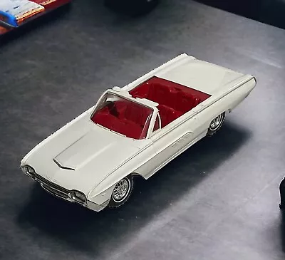 Vintage 1963 Ford Thunderbird T-Bird Convertible Dealer Promo Model Car White • $49