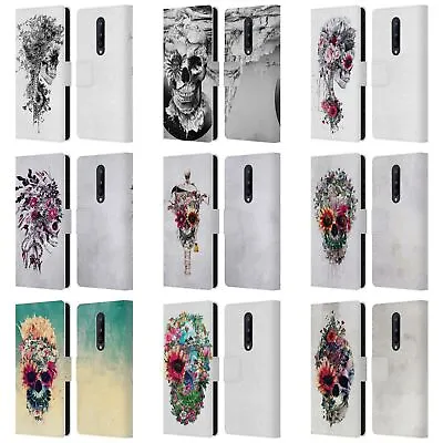 Official Riza Peker Skulls 6 Leather Book Case For Blackberry Oneplus • $38.45