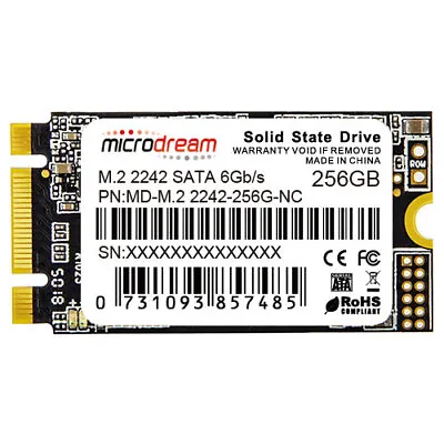 £24.95 • Buy 256GB SSD M.2 2242 NGFF SATA Laptop Solid State Drive - MicroDream