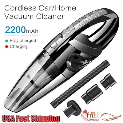 $24.79 • Buy Handheld Vacuum Cordless Hand Vacuum Cleaner Rechargeable Home Hand Wet&Dry Vac