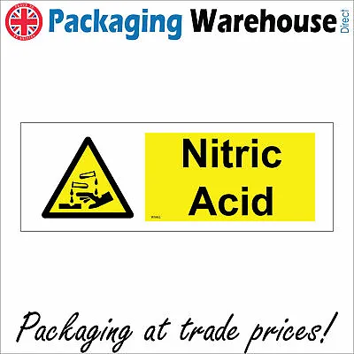 £23.36 • Buy Ws662 Nitric Acid Sign Explosives Fertilizers Plastics Factories Workplace