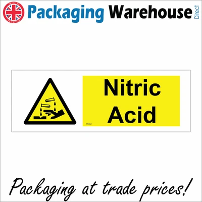 £23.36 • Buy Ws662 Nitric Acid Sign Explosives Fertilizers Plastics Factories Workplace