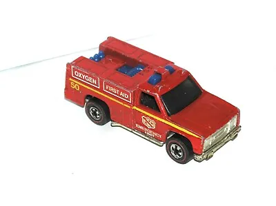 Vintage Hot Wheels Redline Emergency Squad **GREEN LIGHT SPECIAL** • $8.50