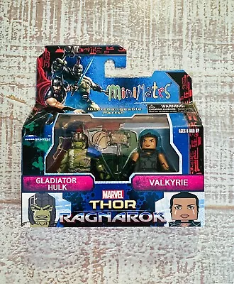 Marvel Minimates Thor Ragnarok Movie Gladiator Hulk & Valkyrie • $8.99