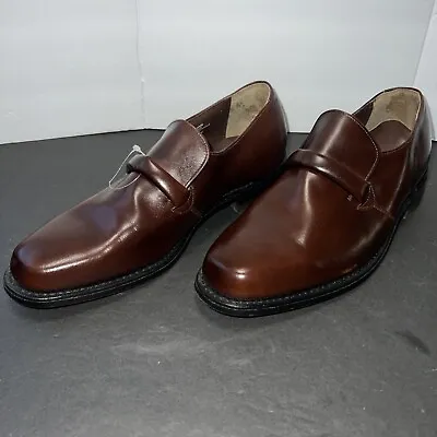 Vintage 70s O'Sullivan FTM Collection Shoes NOS Brown  Leather Loafers Size 9.5 • $79.20