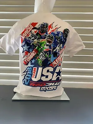 2018 Team USA T-shirt Red Blue MXON Motocross Des Nations MX Moto-X Race • $250