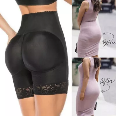 UK High Waist Padded Bum Pants Shaper Panty Butt Lifter Booty Enhancer Underwear • £14.99