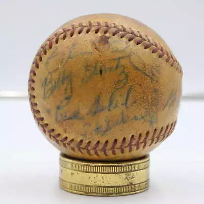 1950 Philadelphia Athletics Signed Baseball Mickey Cochrane +25 Auto D11634 • $262.43