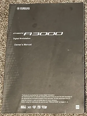 Yamaha PSR-A3000 Owner’s Manual • $44.29