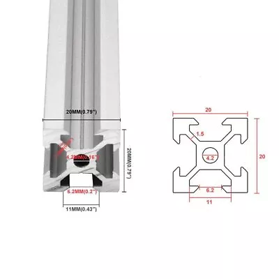 2020 V Slot Aluminum Profile Extrusion Linear Rail 2000mm For 3D Printer 10PACKS • $149.99