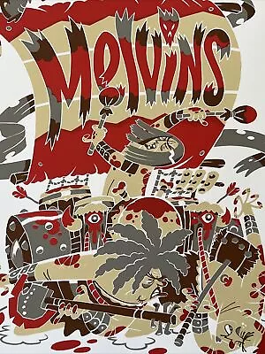Melvins San Diego 2004 Pirates Original Concert Poster Guy Burwell Pirates Life • $100