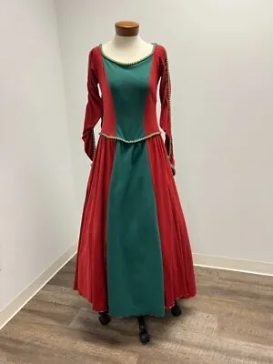 La Mendola Women's Red And Green Velvet Renaissance Costume • $45