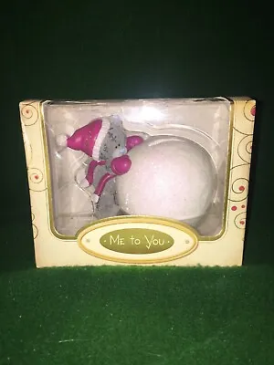 Me To You Tatty Teddy Christmas Snowball Money Box Piggy Bank ~ New In Box • £14.95