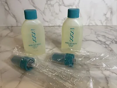 VTG 1991 Lot Of 2 Avon SSS Skin So Soft Bath Oil W/ Pump 2 Fl Oz New Sealed NOS • $19.99