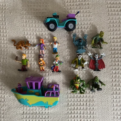 £22.50 • Buy Vintage Toy Mystery Machine Scooby Doo TM & 2 Hanna Barbera Figures - Rare