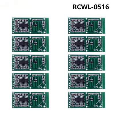 10PCS/LOT RCWL-0516 Microwave Doppler Radar Sensor Human Body Detector Module • $9.80