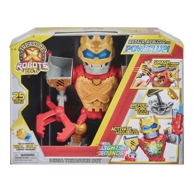 Treasure X Robots Gold Mega Treasure Bot W/ Lights/Sounds Children/Kids Toy 5y+ • $99