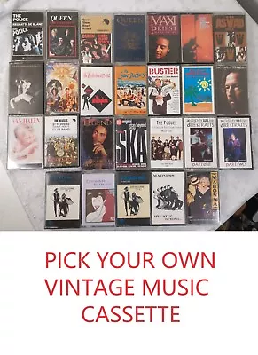 Vintage Music Cassette Tapes Various Artists PYO Beatles/Madness/Duran/Pogues • £14.99