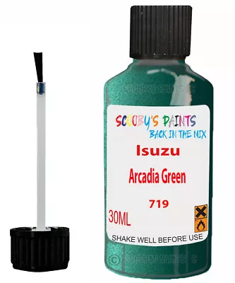 For Isuzu Wizard Arcadia Green Touch Up Code 719 Scratch Car Chip Repair Paint • £6.99